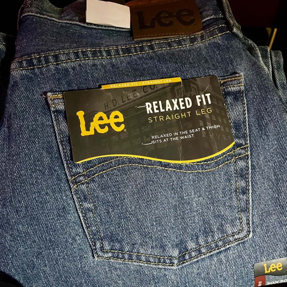 Lee Men's Relaxed Fit Jeans - Classic Blue